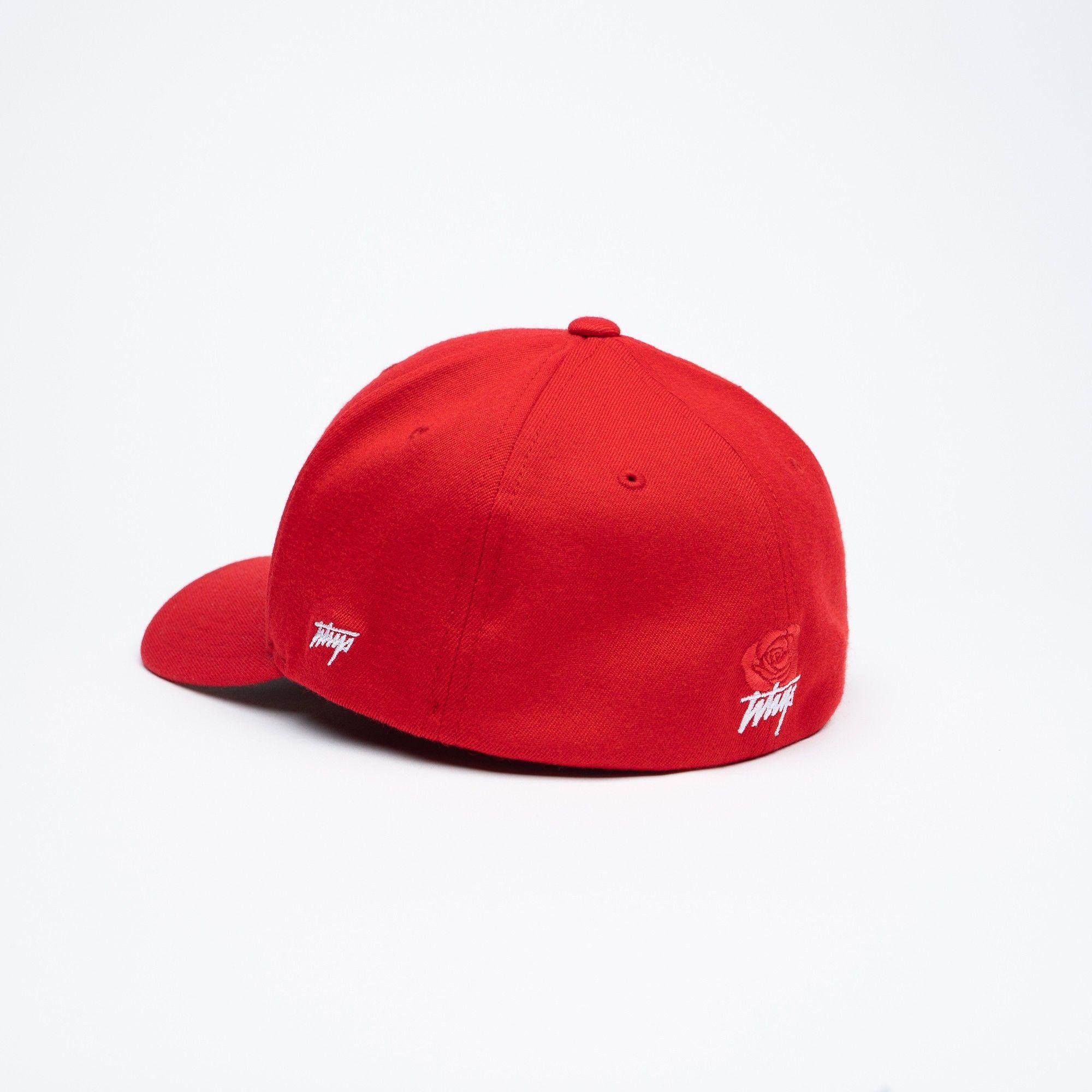 Jockey WhatUp Tiny Logo Red White Fitted-2