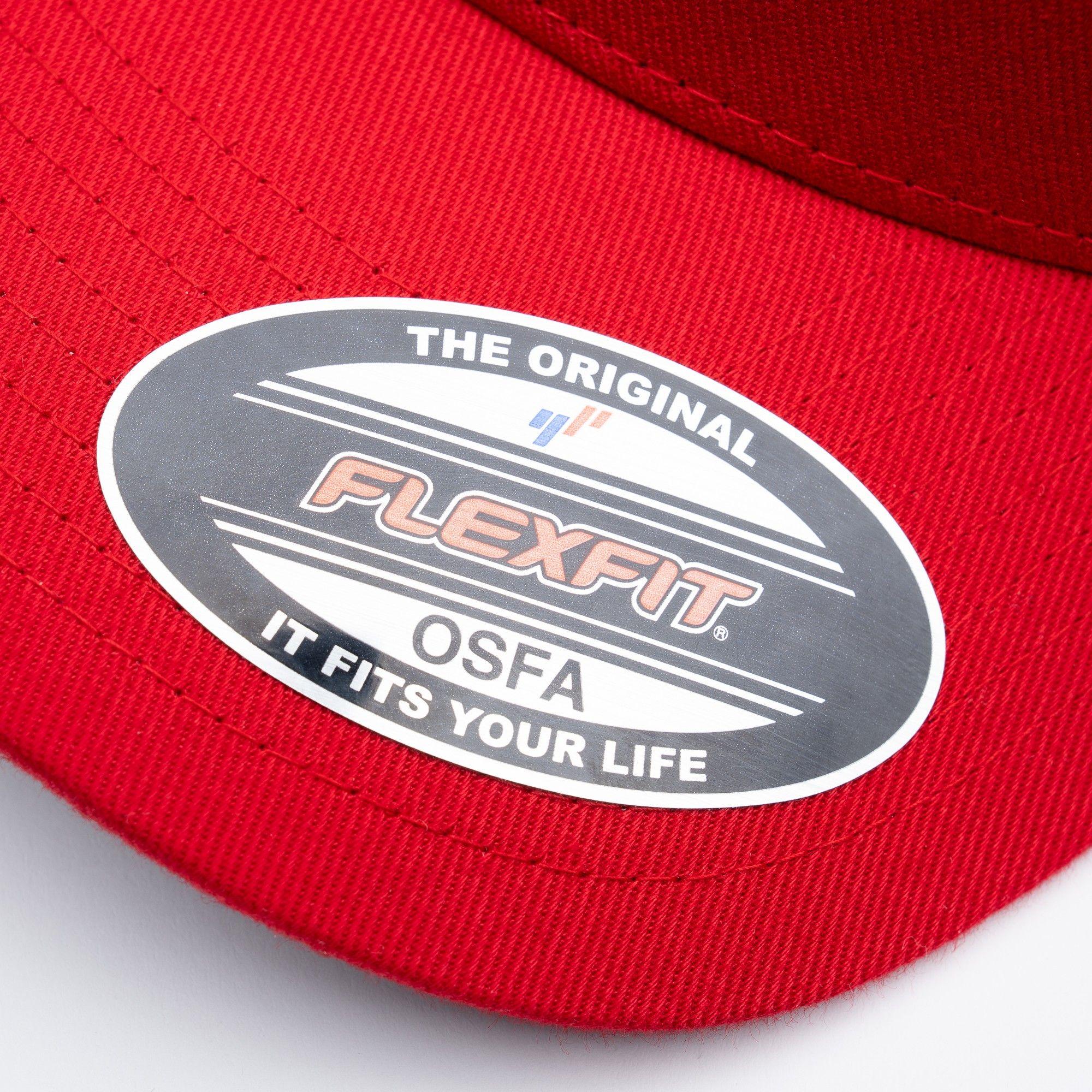 Jockey WhatUp Tiny Logo Red White Fitted-4