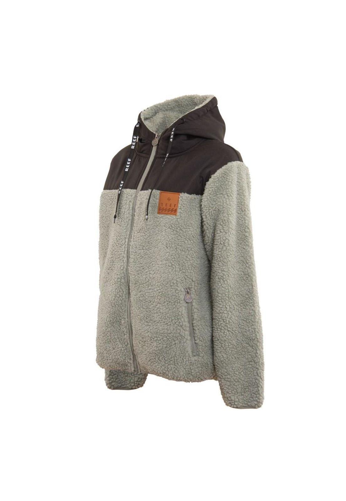 Sherpa Kids Full Zip Green Black-1