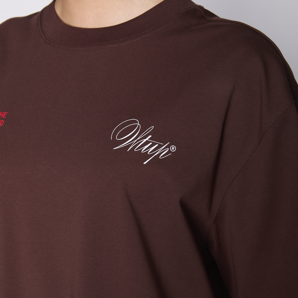 Polera Whatup Sorry Mom Brown-2