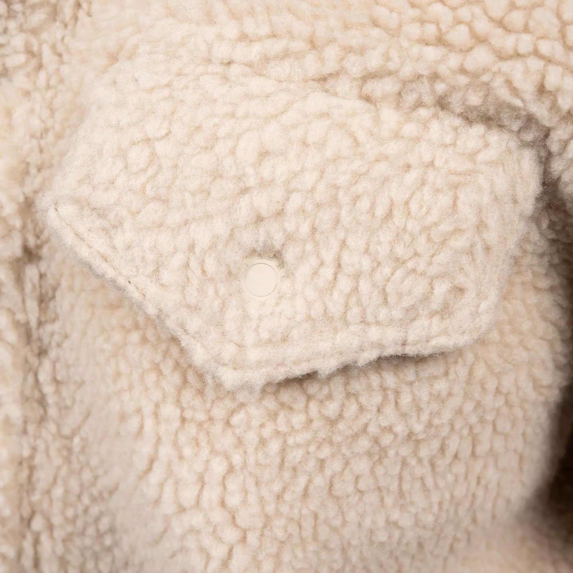 Sherpa Buttons Reef Women White Beige-2