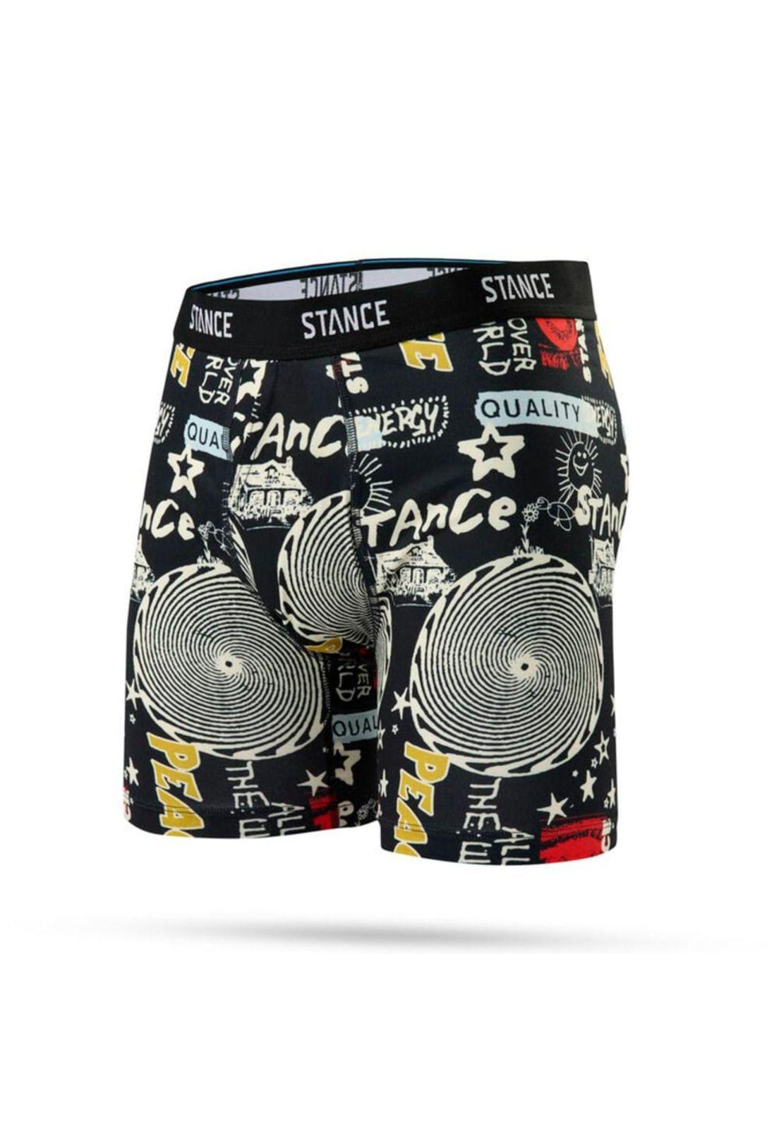 Boxer Me Stance All Over Brief Black-0
