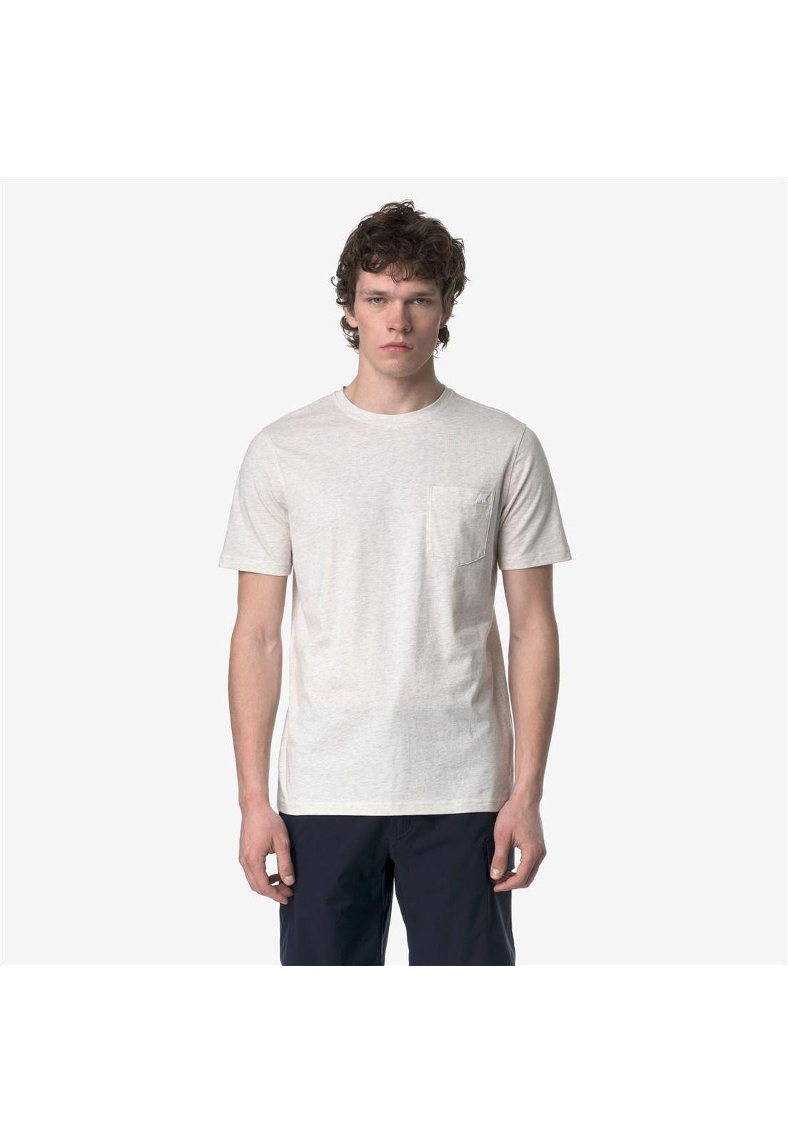 Polera K-Way Men Sigur Bleach Melange-0