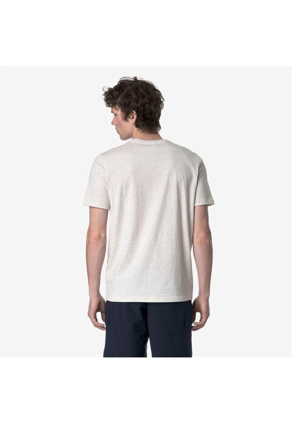 Polera K-Way Men Sigur Bleach Melange-1