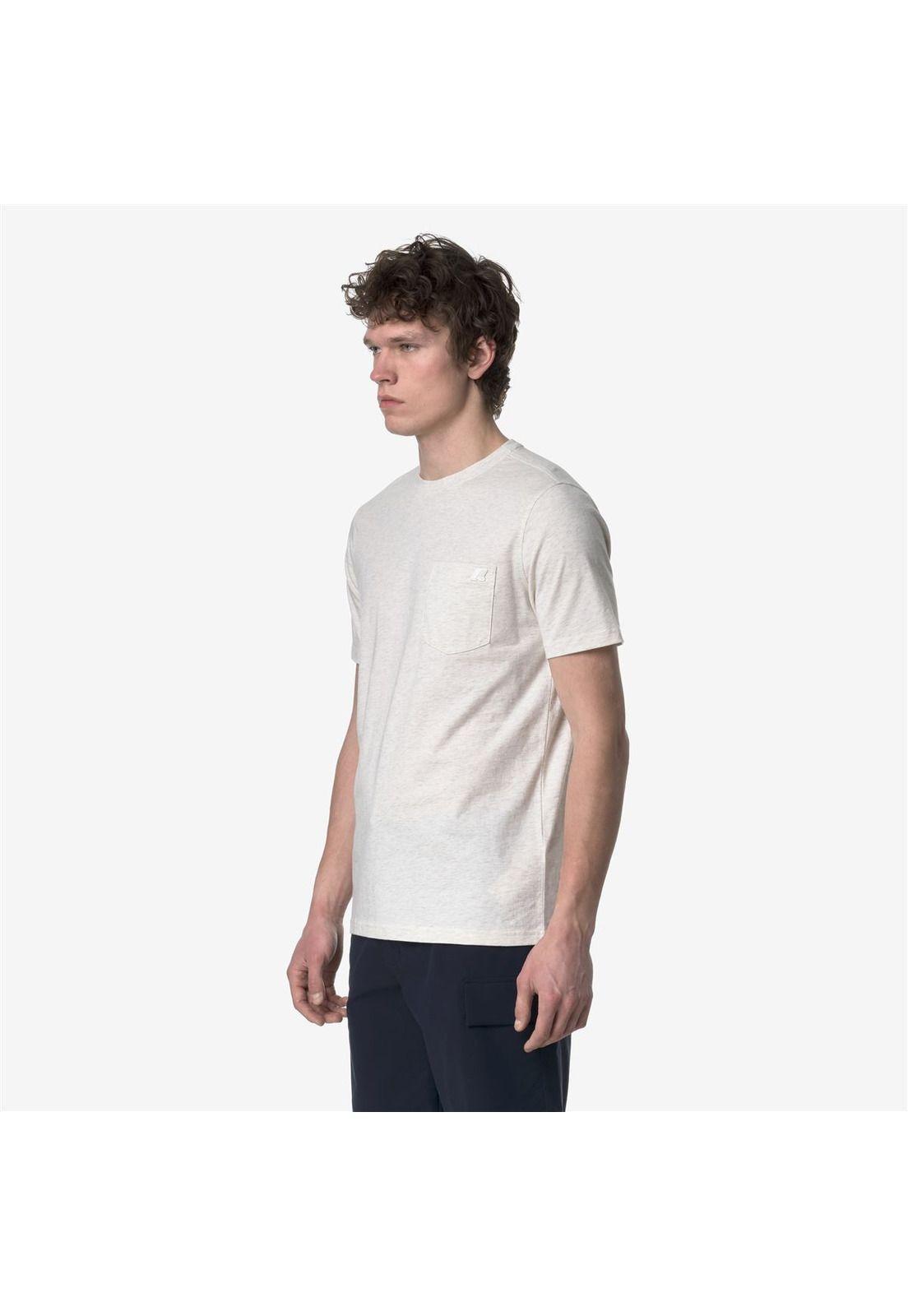Polera K-Way Men Sigur Bleach Melange-2