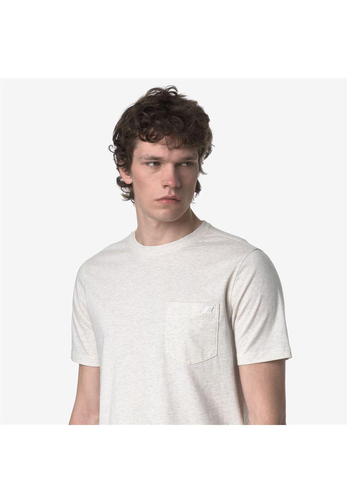 Polera K-Way Men Sigur Bleach Melange-3