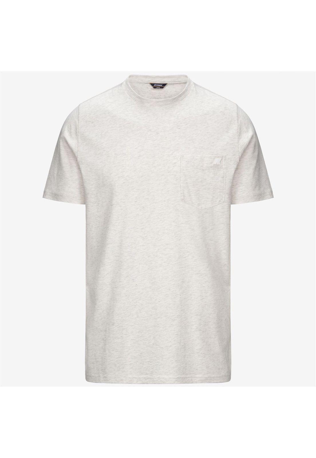 Polera K-Way Men Sigur Bleach Melange-4