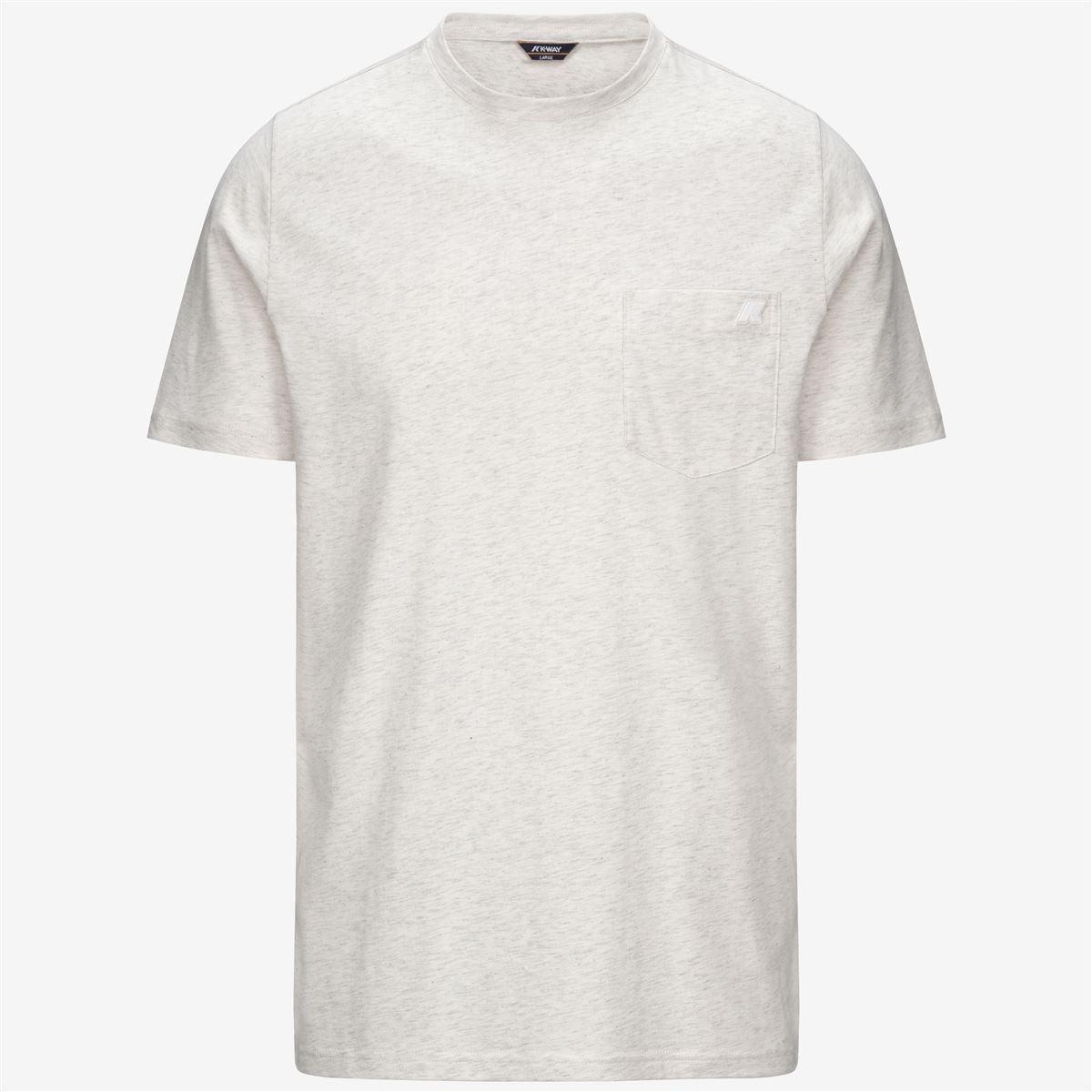 Polera K-Way Men Sigur Bleach Melange-0