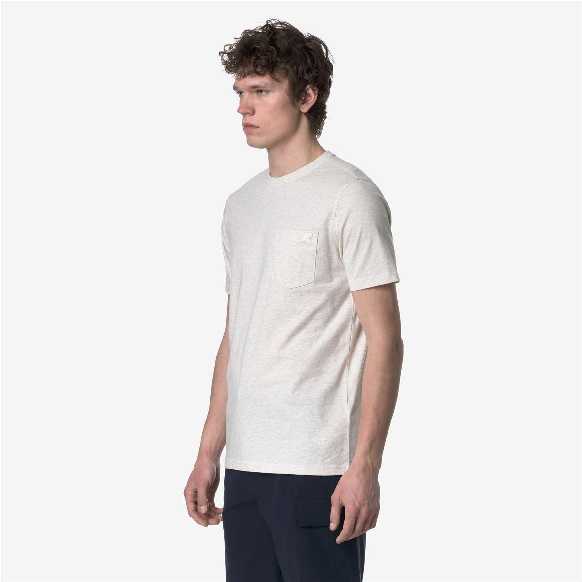 Polera K-Way Men Sigur Bleach Melange-2