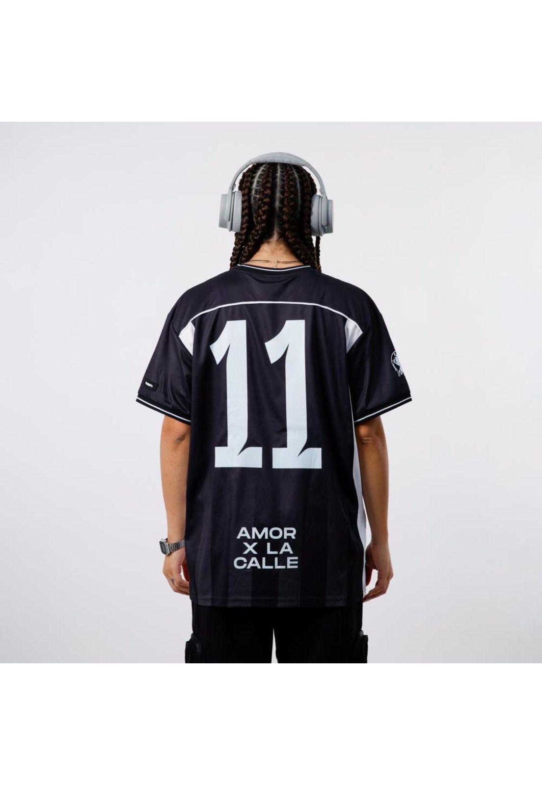 Polera Futbol 11 Amor por la Calle Black-1