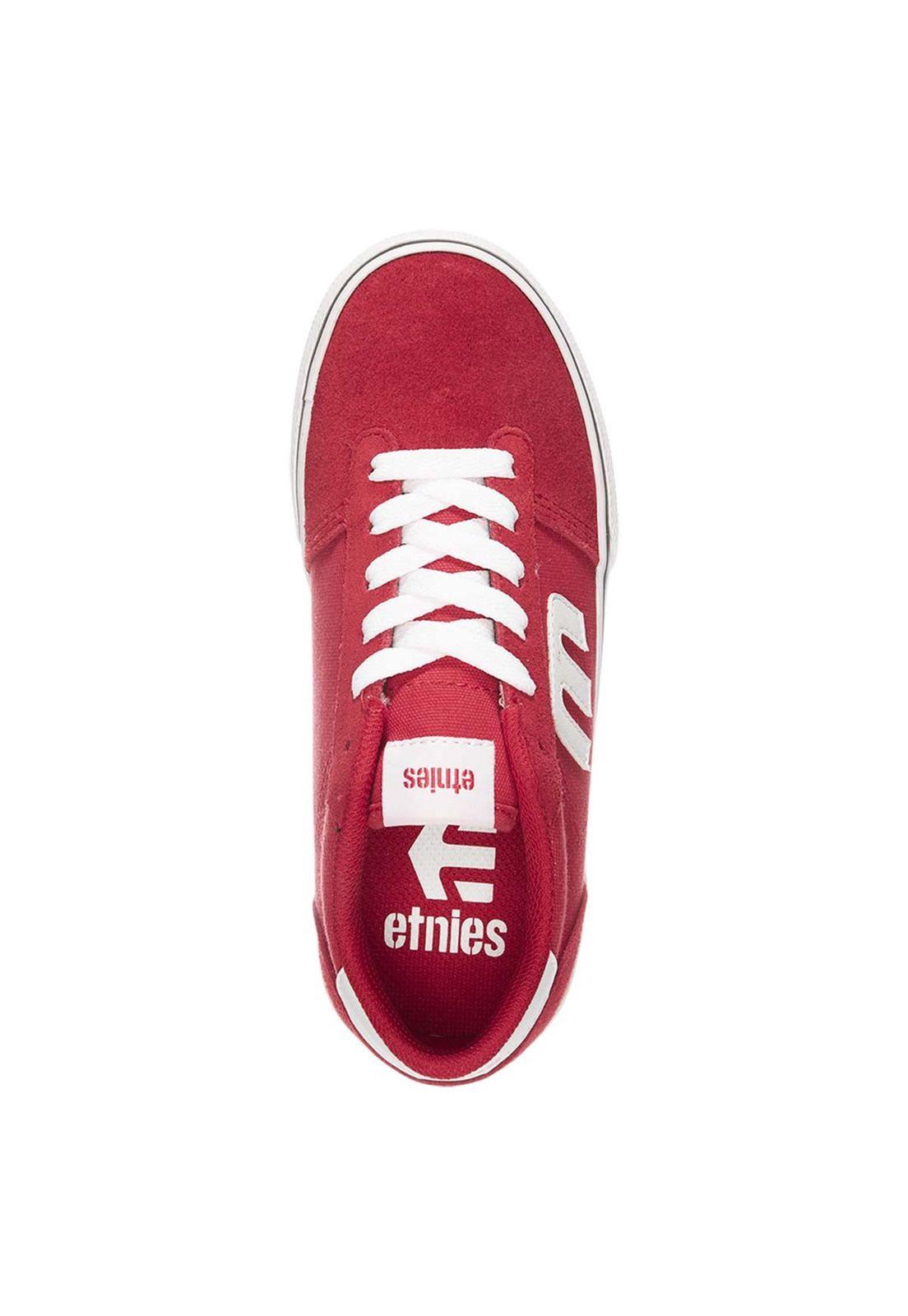 Zapatilla Kids Calli Vulc Red White-2