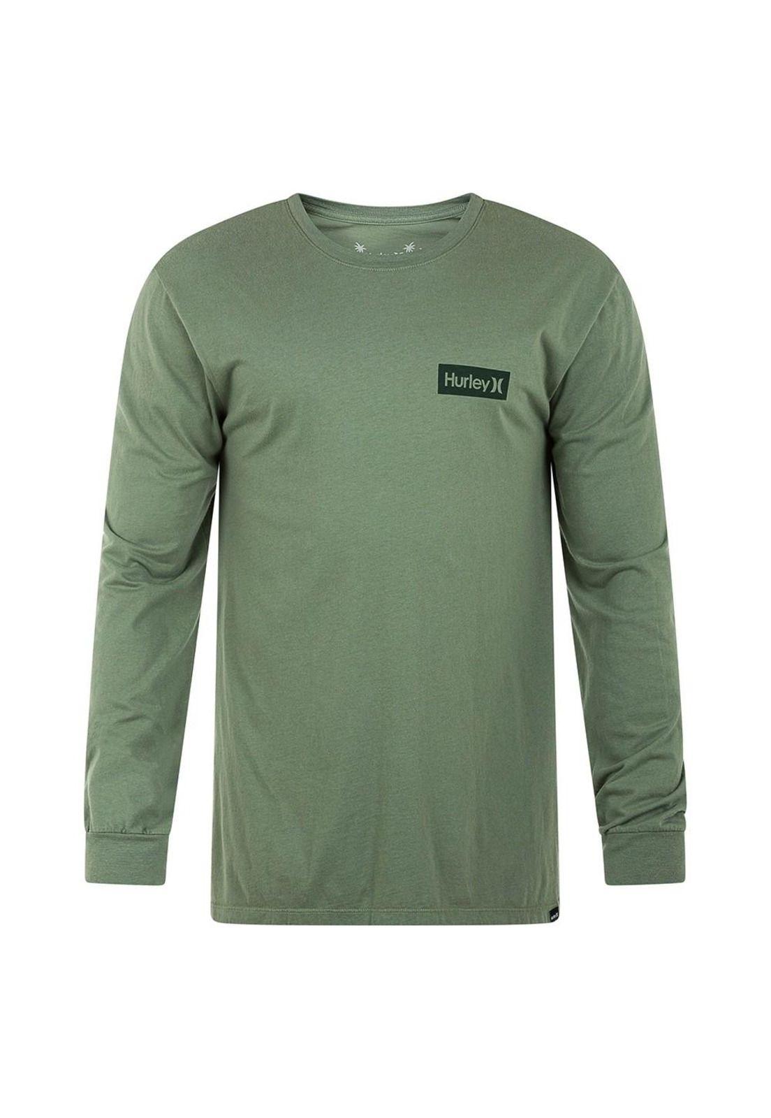 Polera Evd Wsh OAO Solid LS Spiral Sage Hurley-0