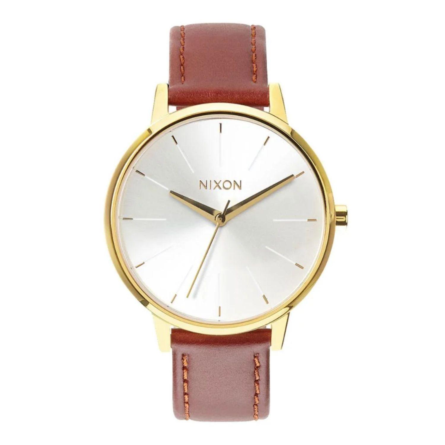 Reloj Nixon Kensington Leather Gold Saddle-0