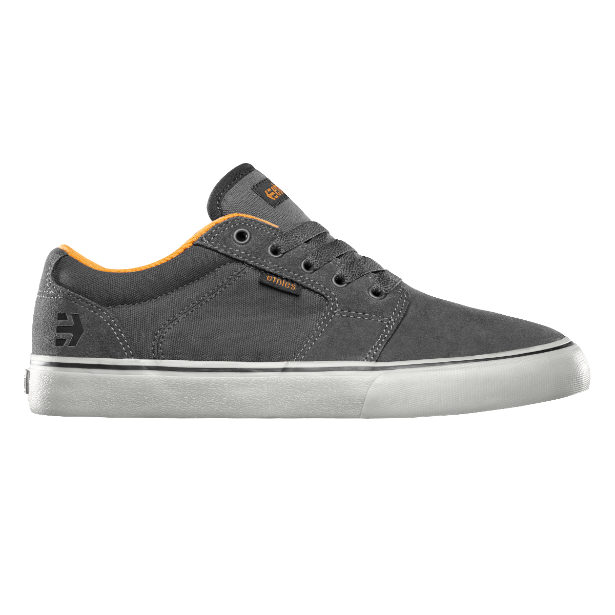 Zapatilla Barge LS Dark Grey Black Orange-0