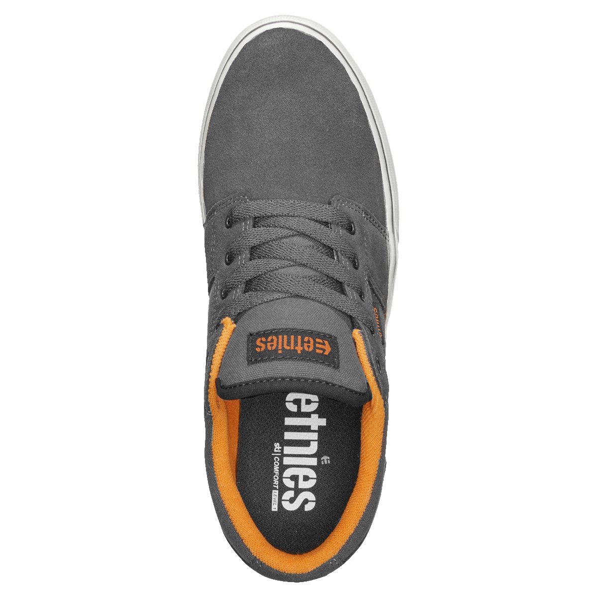 Zapatilla Barge LS Dark Grey Black Orange-1