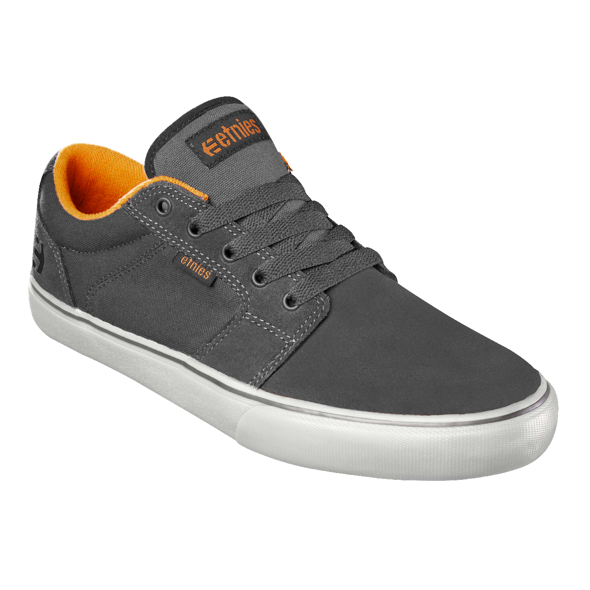 Zapatilla Barge LS Dark Grey Black Orange-3