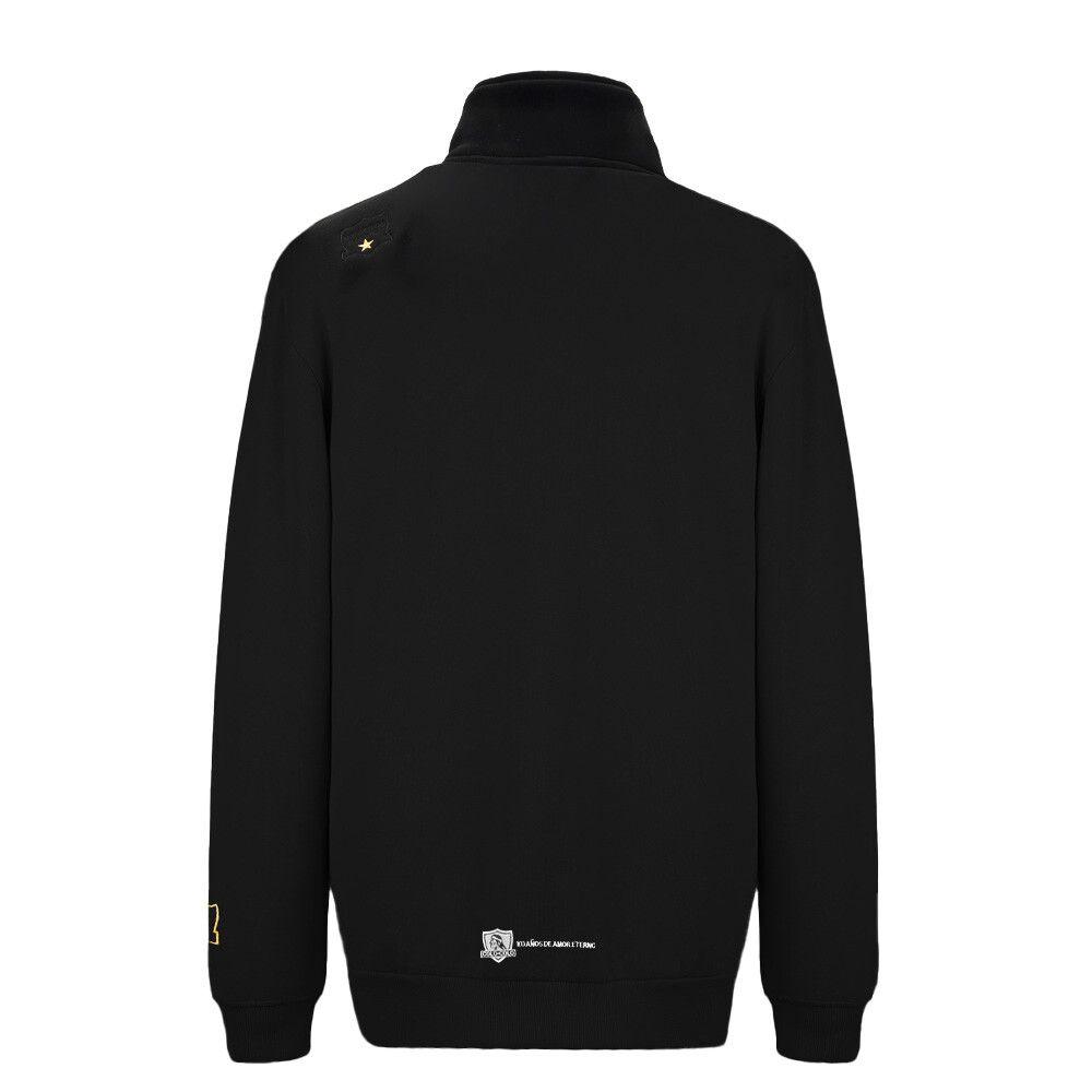 Polerón Colo Colo Urbano Full Zipper Negro-1