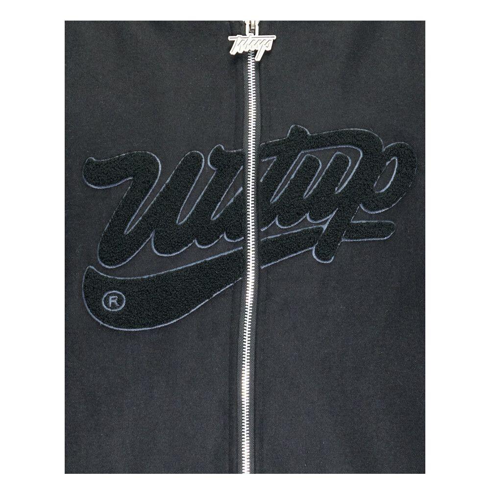 Chaqueta Whatup Hombre Varsity Full Zipper Black-2