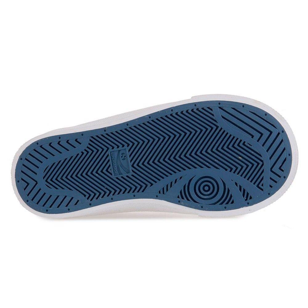 Zapatilla 2843 Kids CLUB STRAPS Act White Blue Superga-3