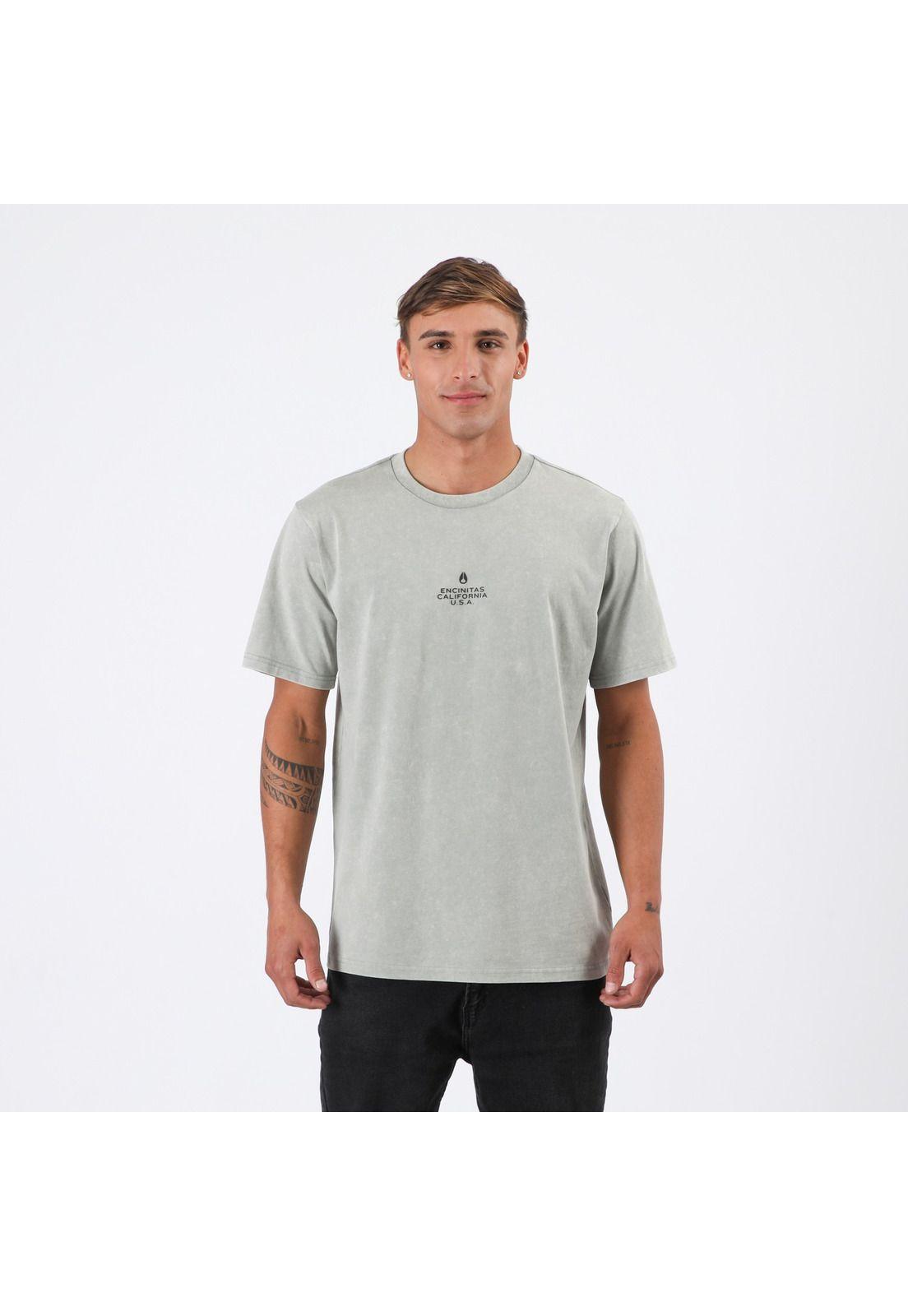 Polera Nixon Men Origins Light Green-0