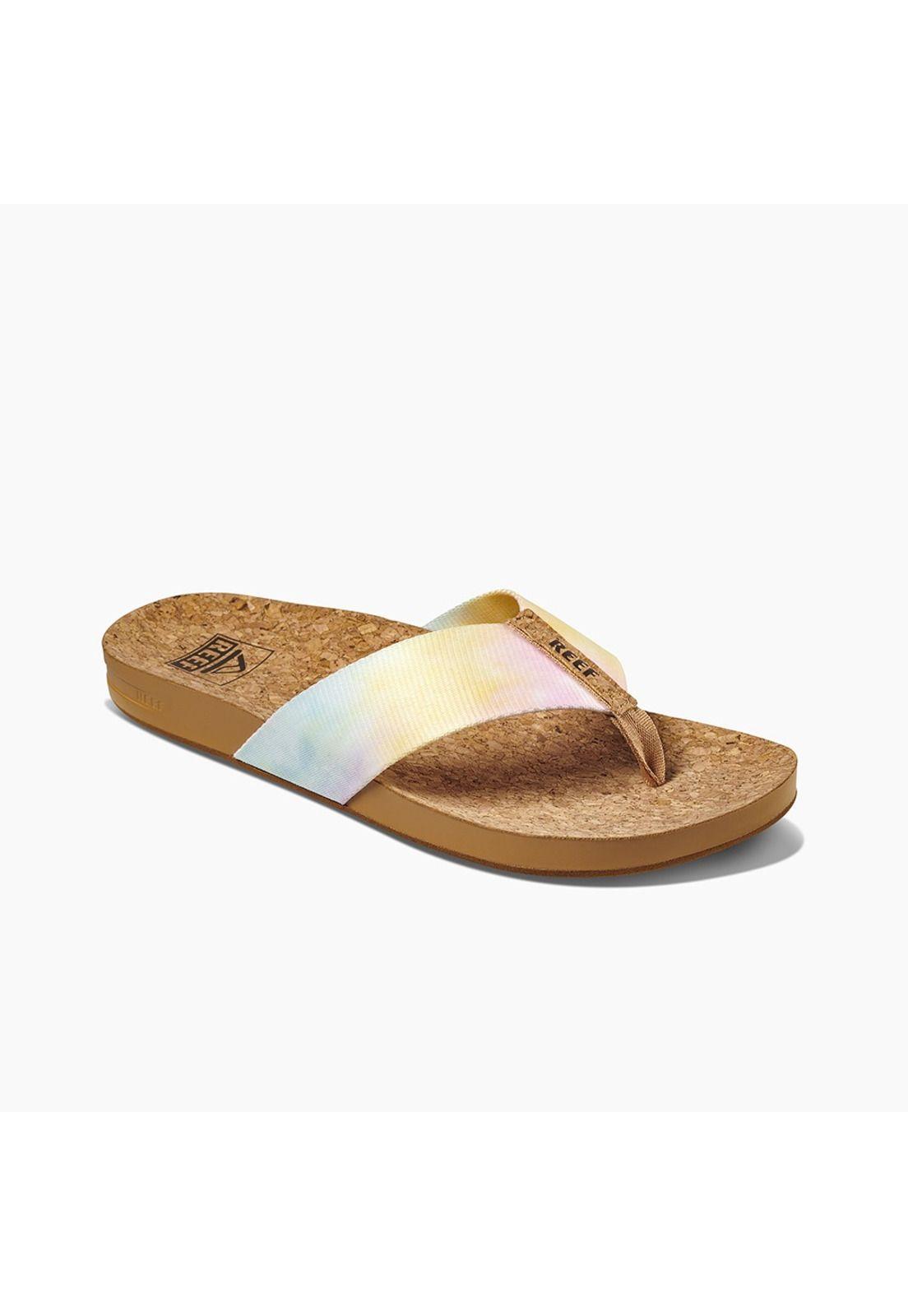 Sandalia Cushion Strand Women Brown Multi Reef-0