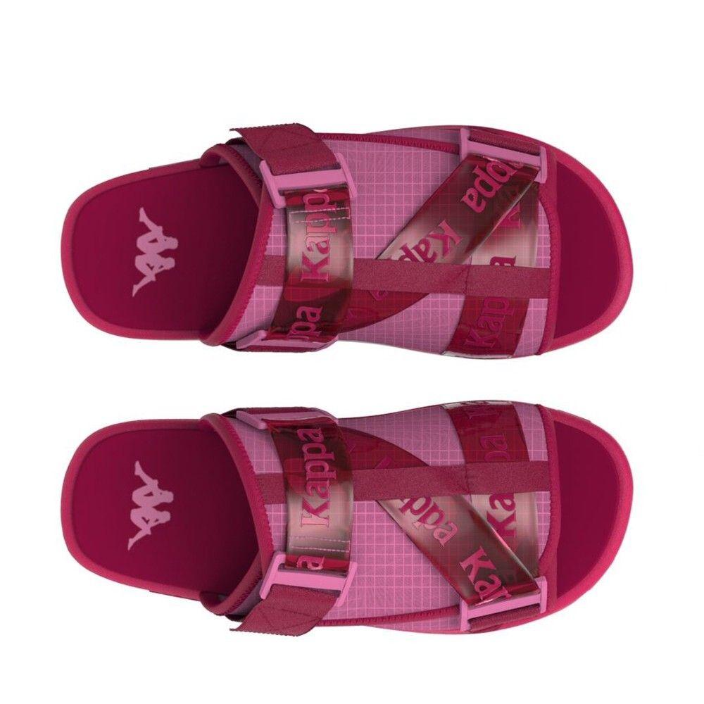 Sandalia Authentic Mitel Pink Red Rubber-1