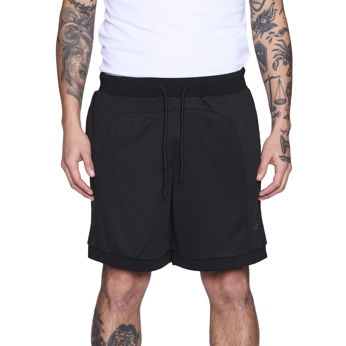 Short Sport Whatup Men All Black-0