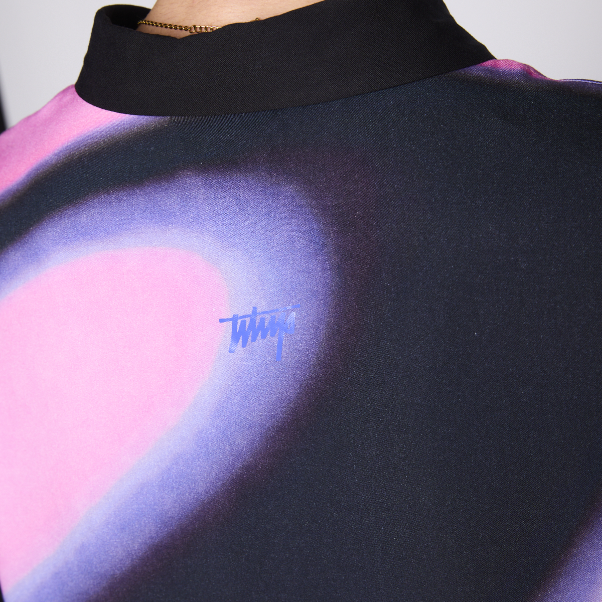 Camisa WhatUp Men Liquid Black Pink-4