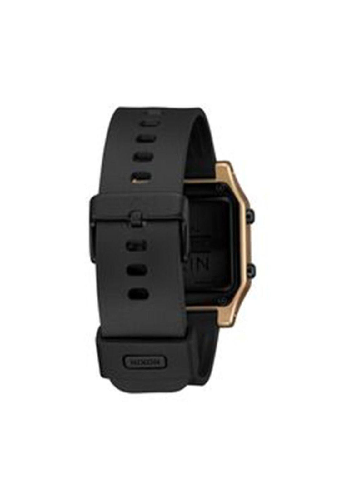 Reloj Staple Black Gold Nixon-2