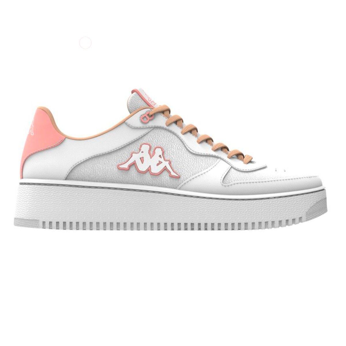 Zapatilla Women Kappa Logo Maserta White Pink-0
