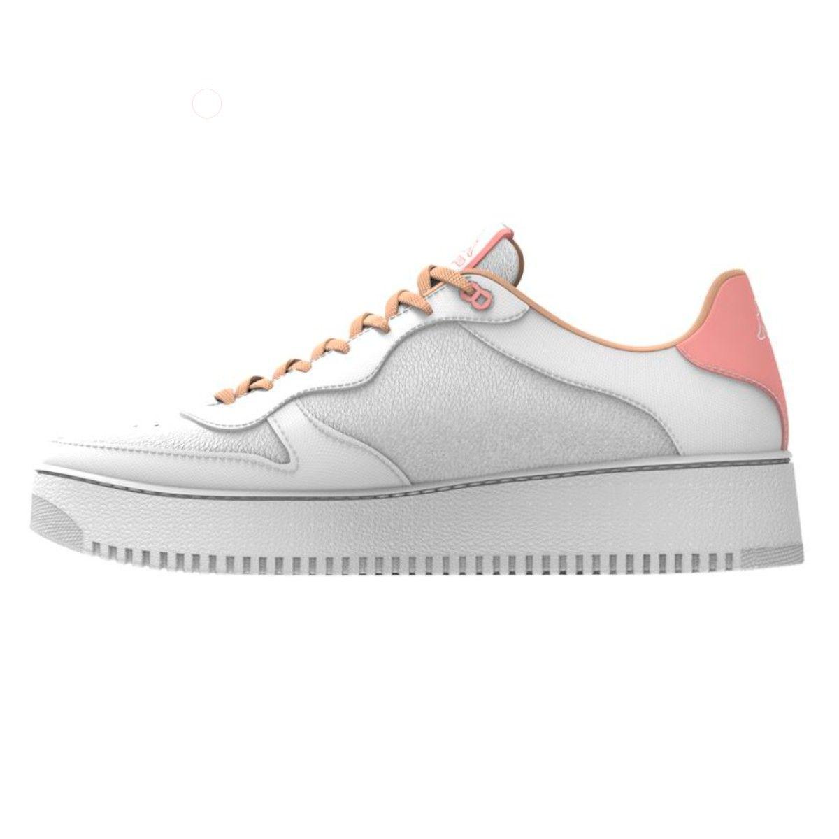 Zapatilla Women Kappa Logo Maserta White Pink-2