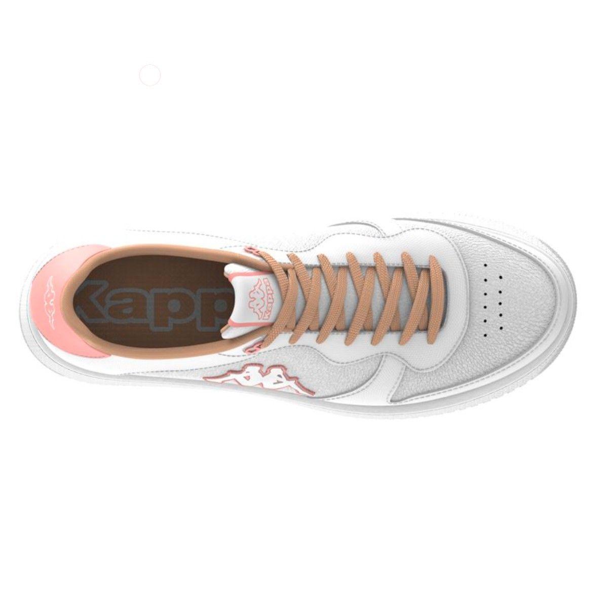 Zapatilla Women Kappa Logo Maserta White Pink-3