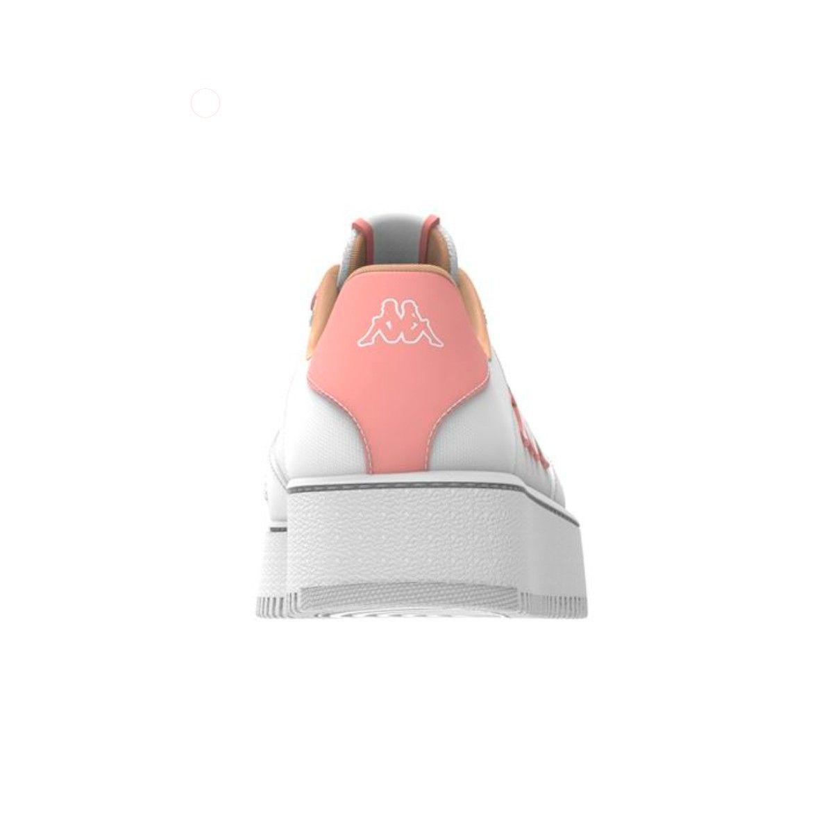 Zapatilla Women Kappa Logo Maserta White Pink-4
