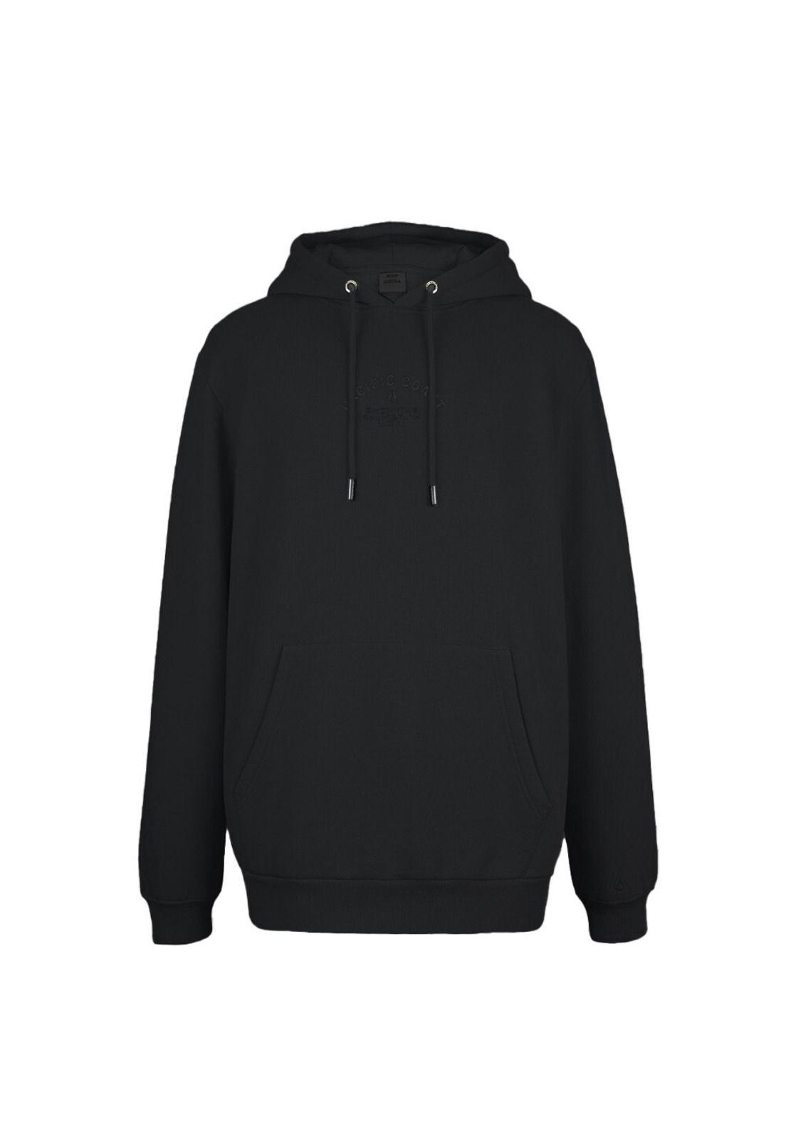 Polerón Nixon Men Hoodie Pacific Coast Black-0