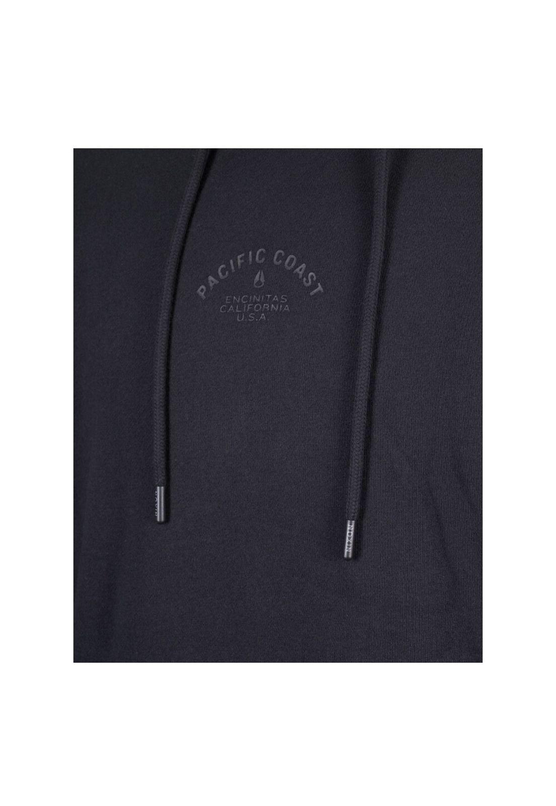 Polerón Nixon Men Hoodie Pacific Coast Black-2