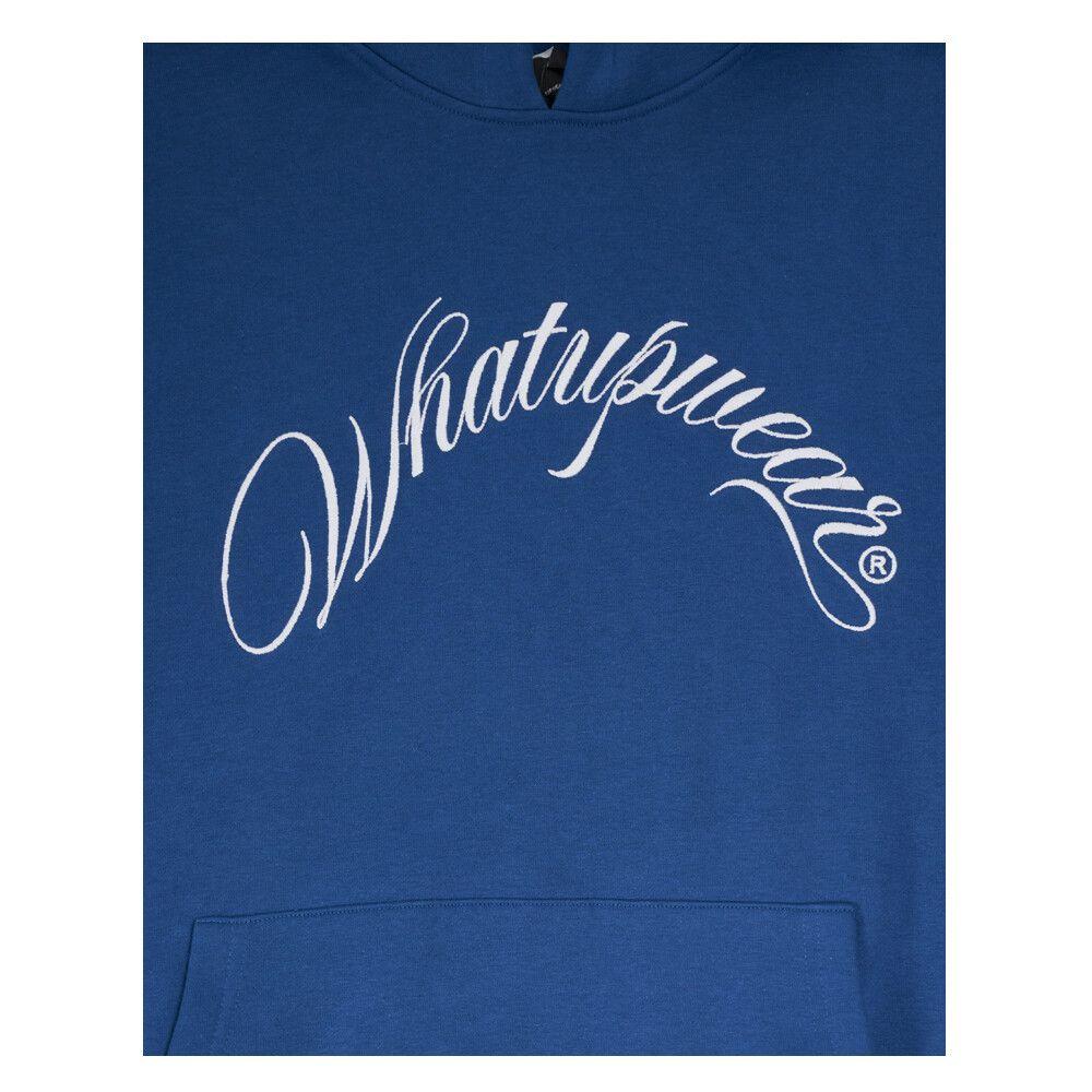 Polerón Whatup Hombre Hoodie Logo Blue-2