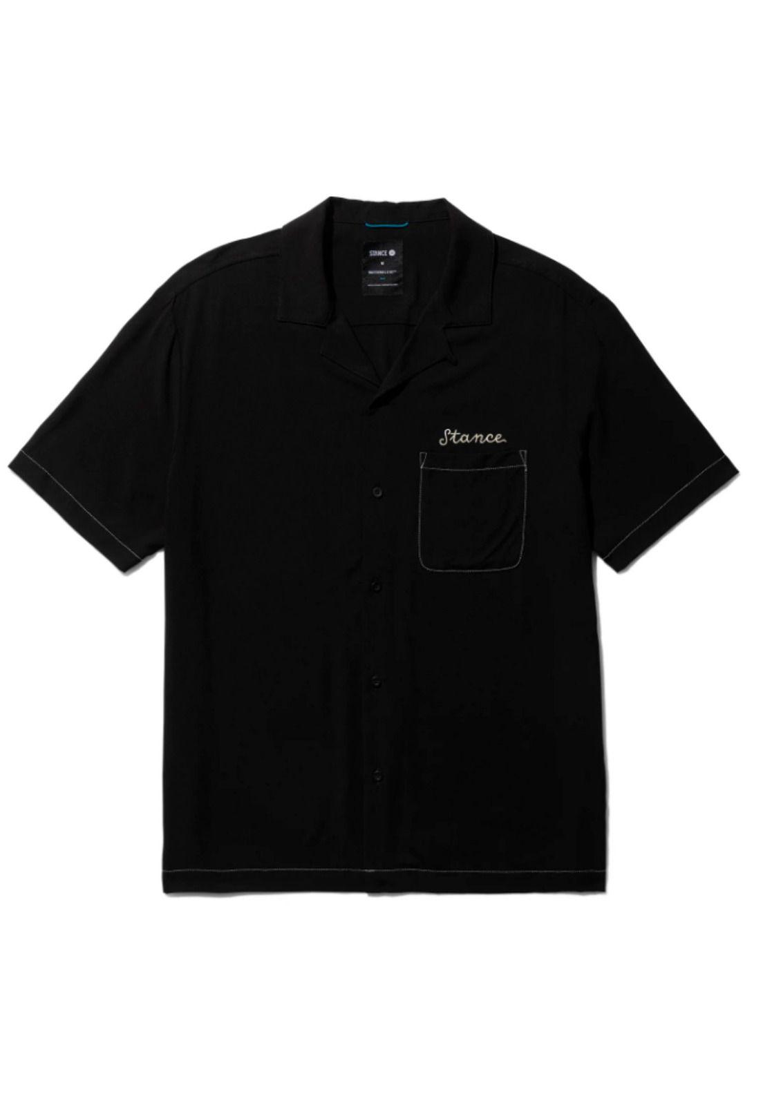 Camisa Stance Yoto Button Up Black-0