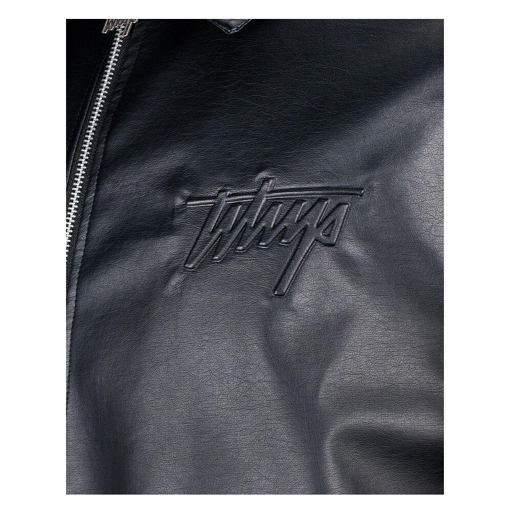 Chaqueta Whatup Hombre Eco Cuero Full Black-2