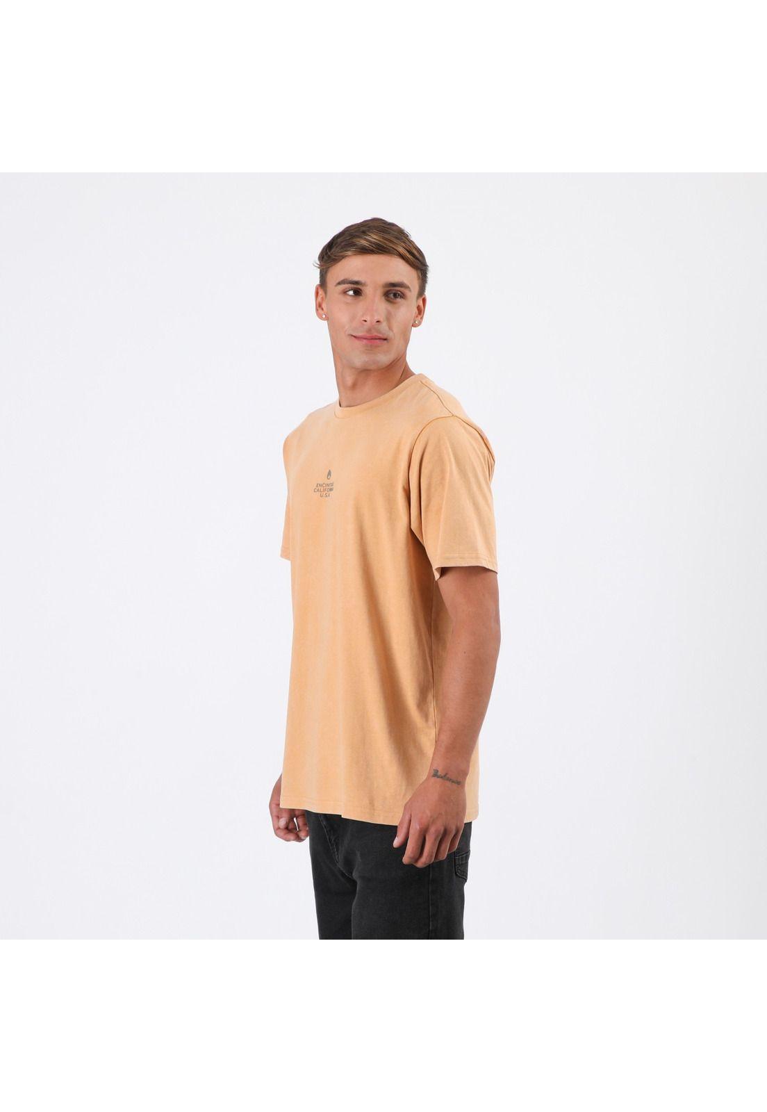Polera Nixon Men Origins Orange-2