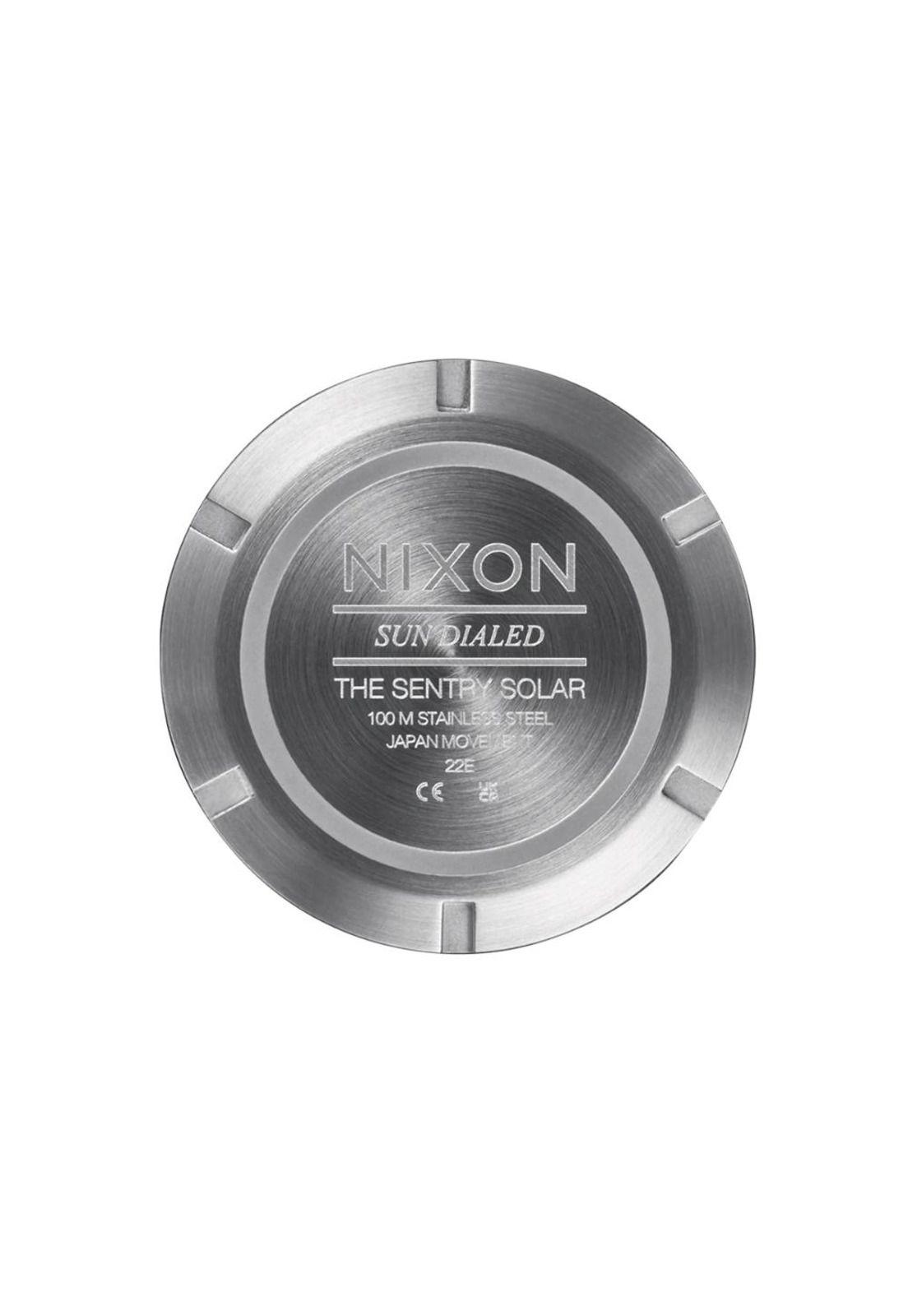 Reloj Sentry Solar Stainless Steel Silver Jasper-4