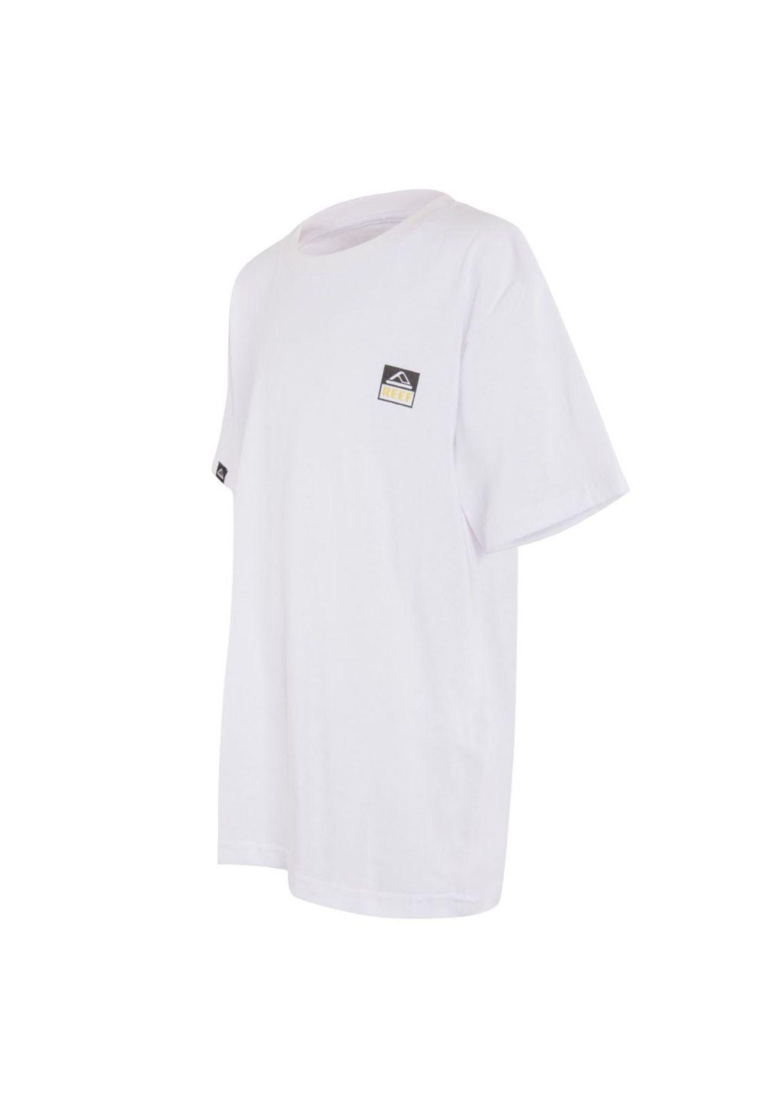 Polera Kids White Logo Black Back-2