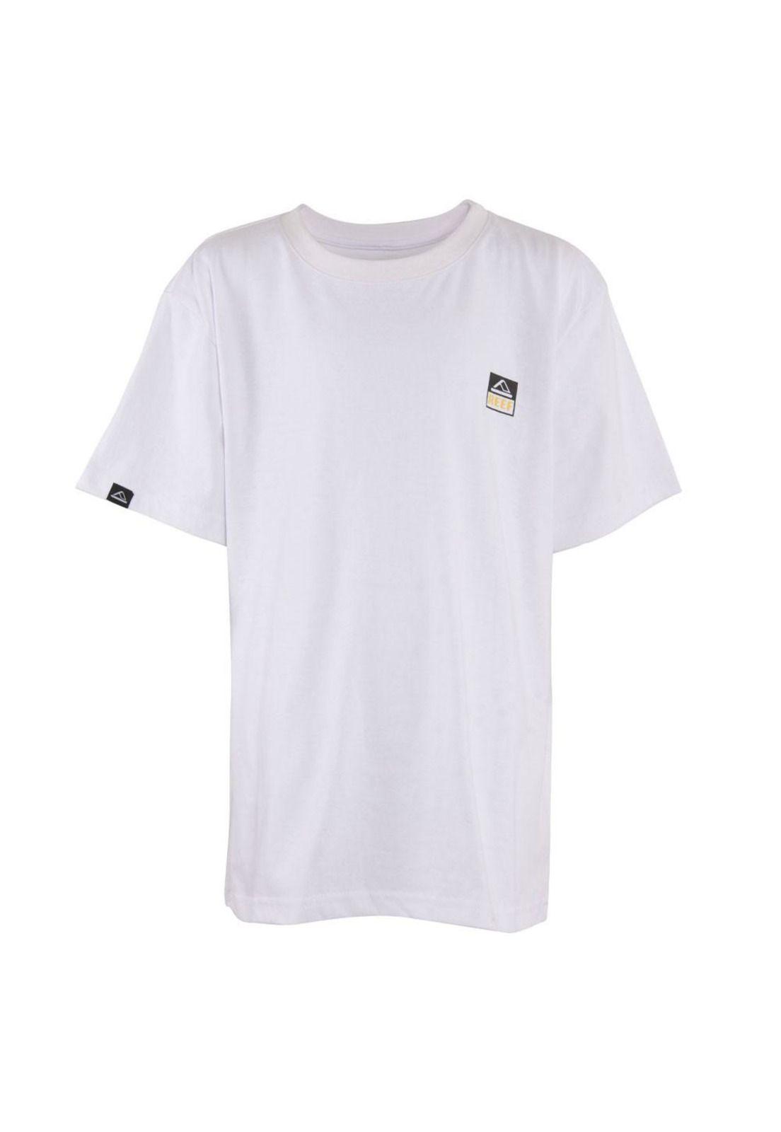 Polera Kids White Logo Black Back-0