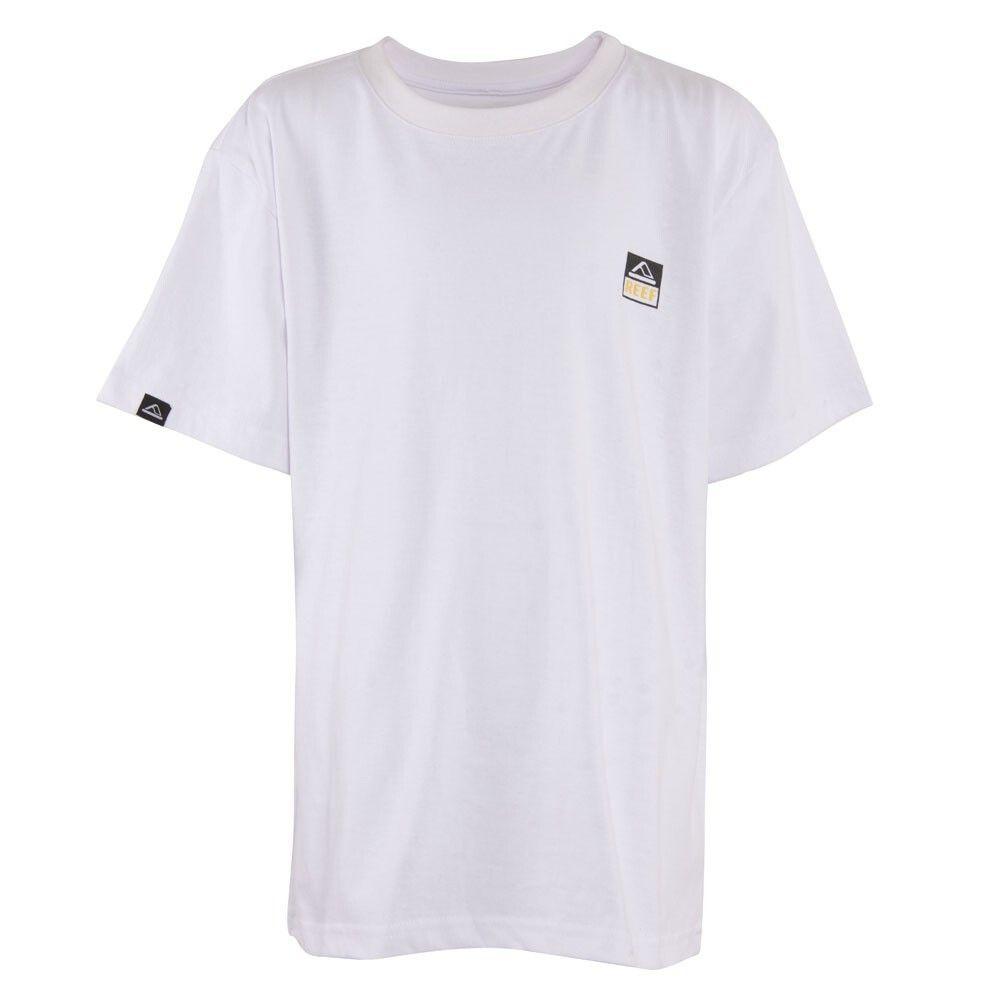 Polera Kids White Logo Black Back-0