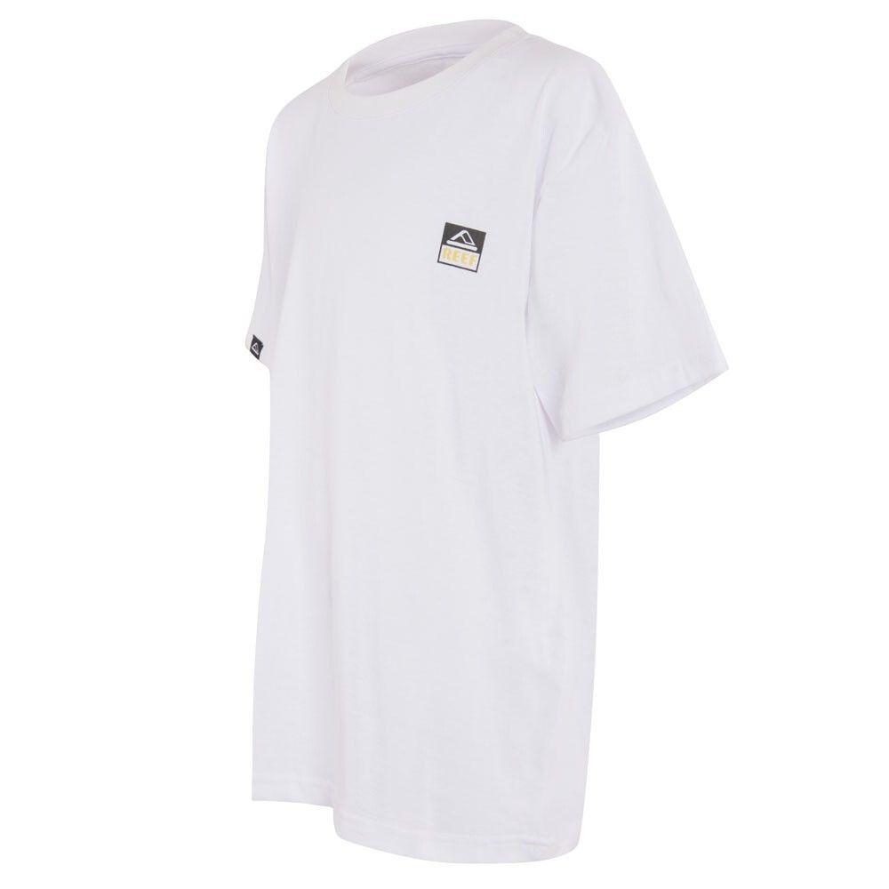 Polera Kids White Logo Black Back-1