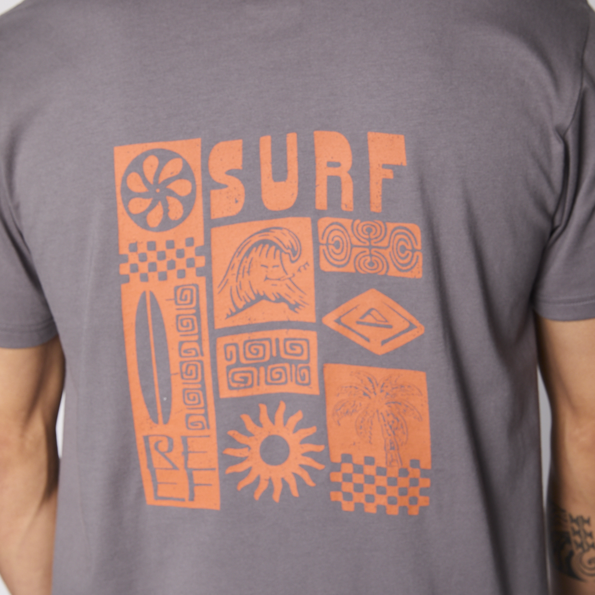 Polera Reef Men Surf Reef Dark Grey-6