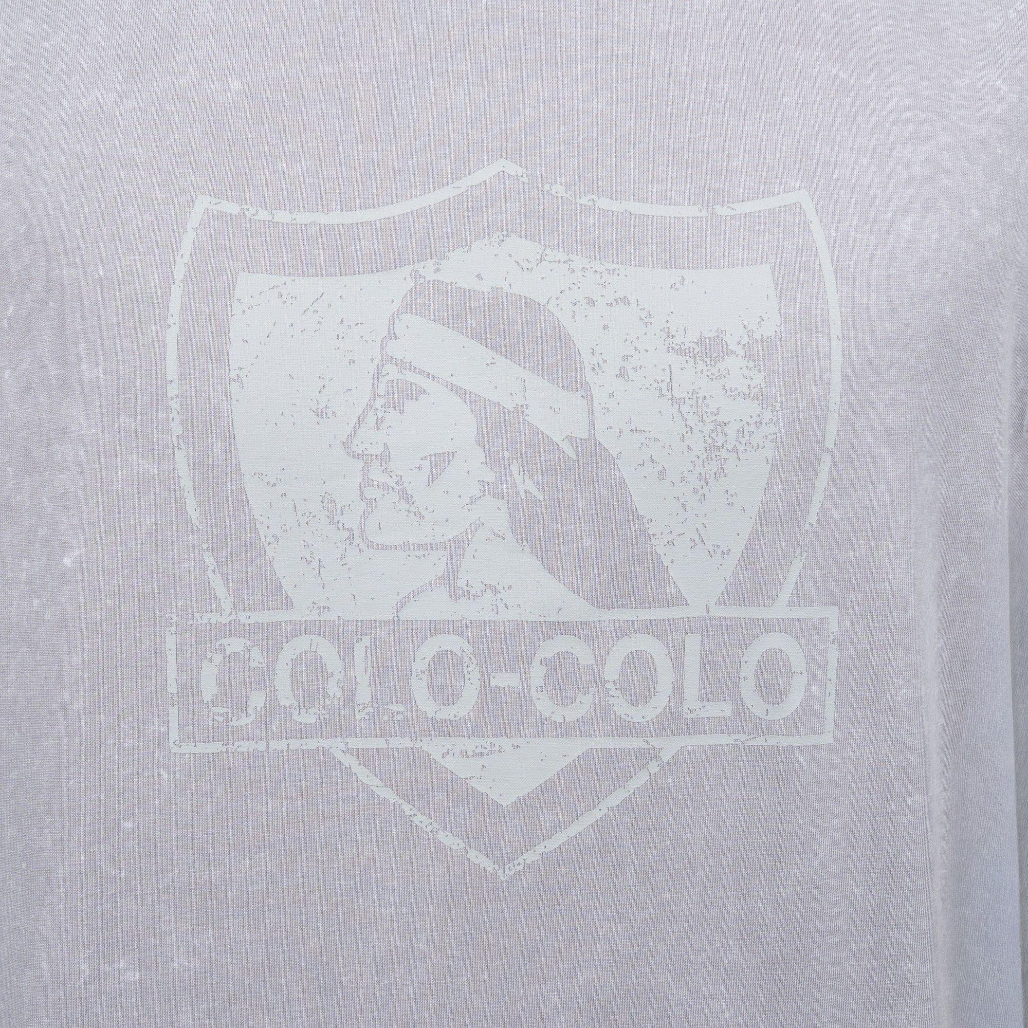 Polera Colo-Colo Urbano Gris Escudo Gris-2