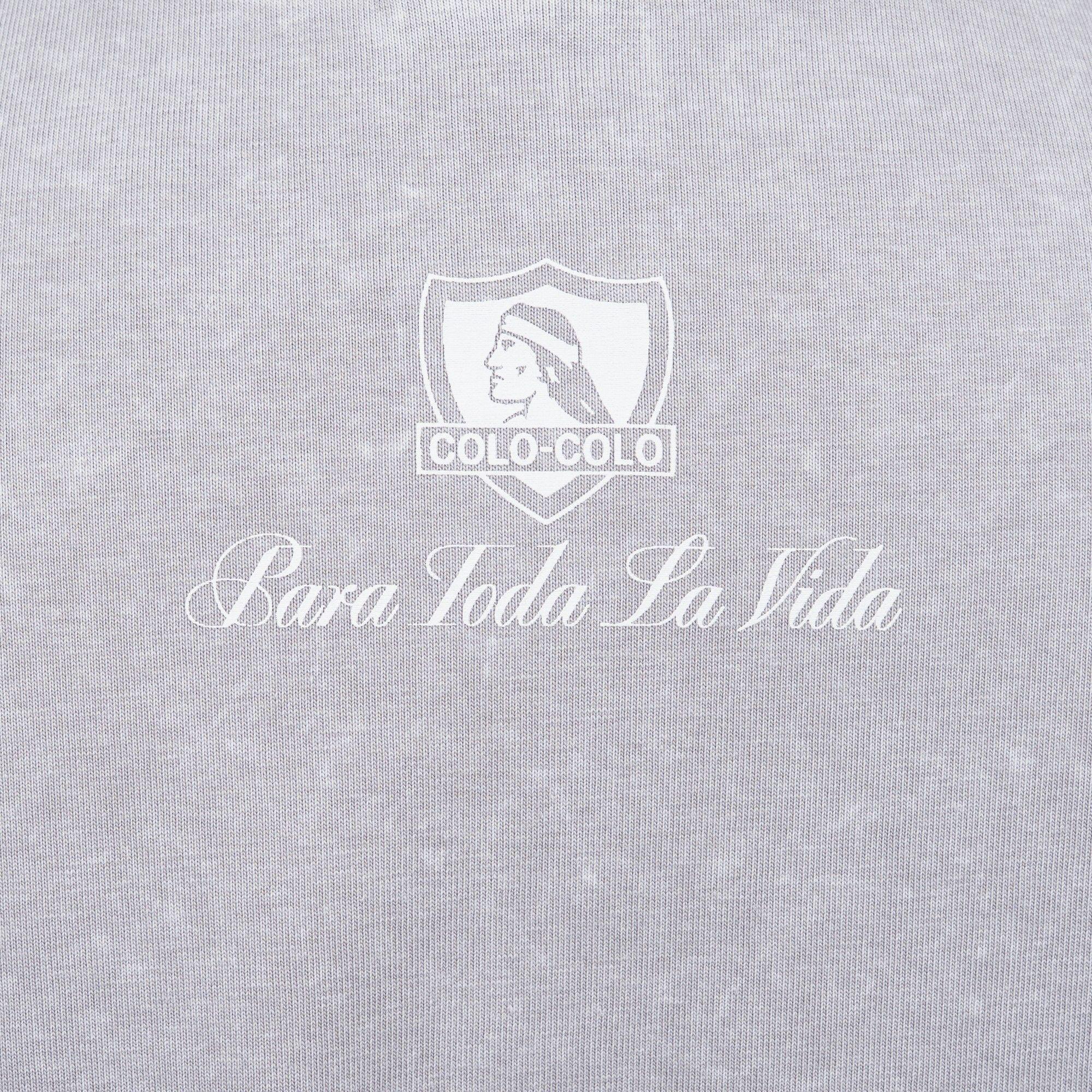Polera Colo-Colo Urbano Gris Escudo Gris-3