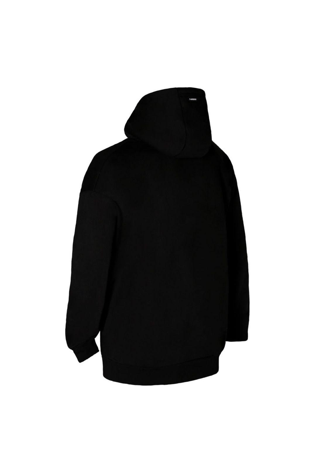 Polerón Hoodie Men Oversize Bear Black-3