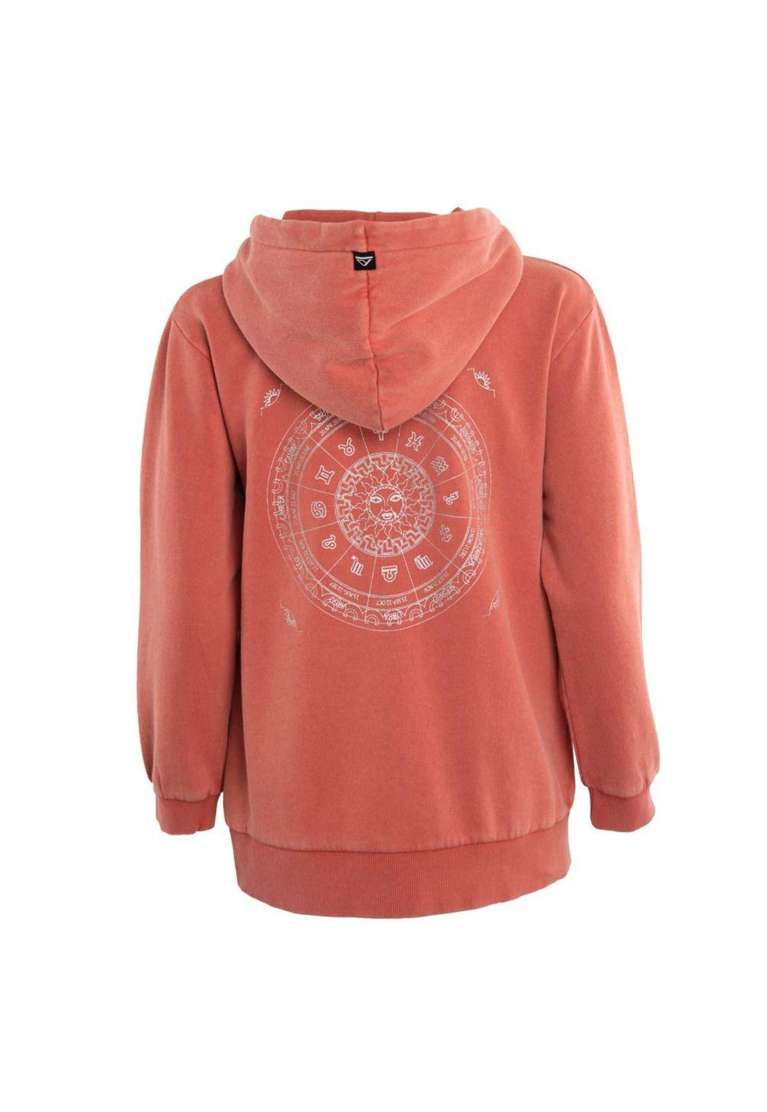 Poleron Kids Full Zipp Zodiac Red-1