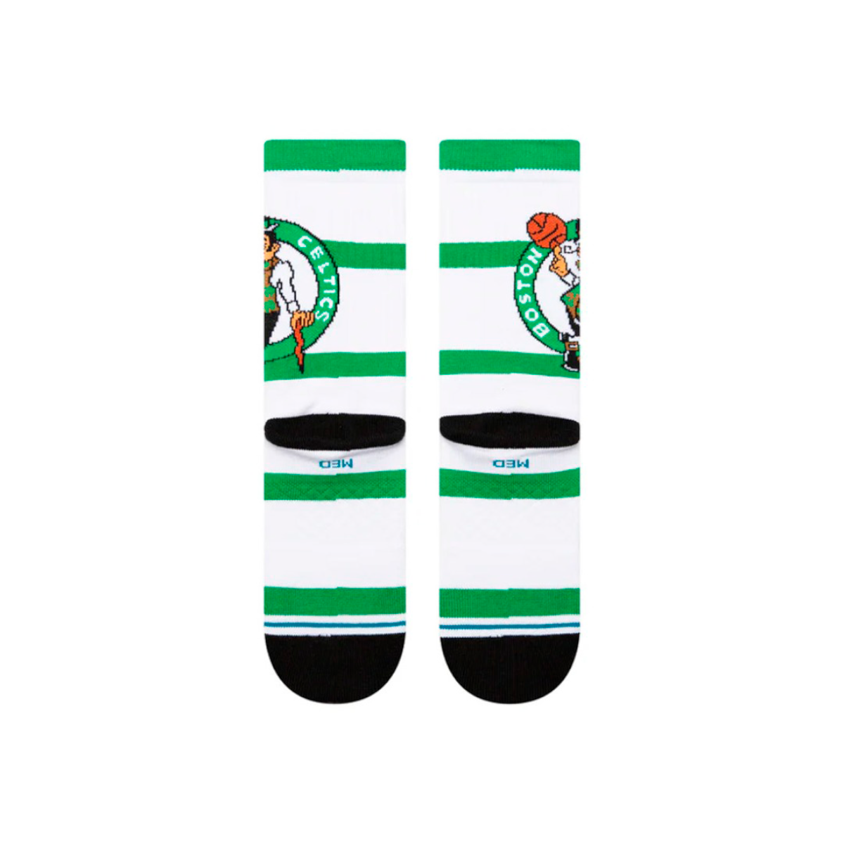 Stance Sock Prep Boston Celtics Green White-2
